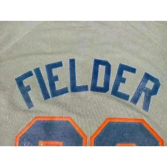 Detroit Tigers Prince Fielder MLB Genuine Merchandise Jersey Gray Button medium - Picture 10 of 13